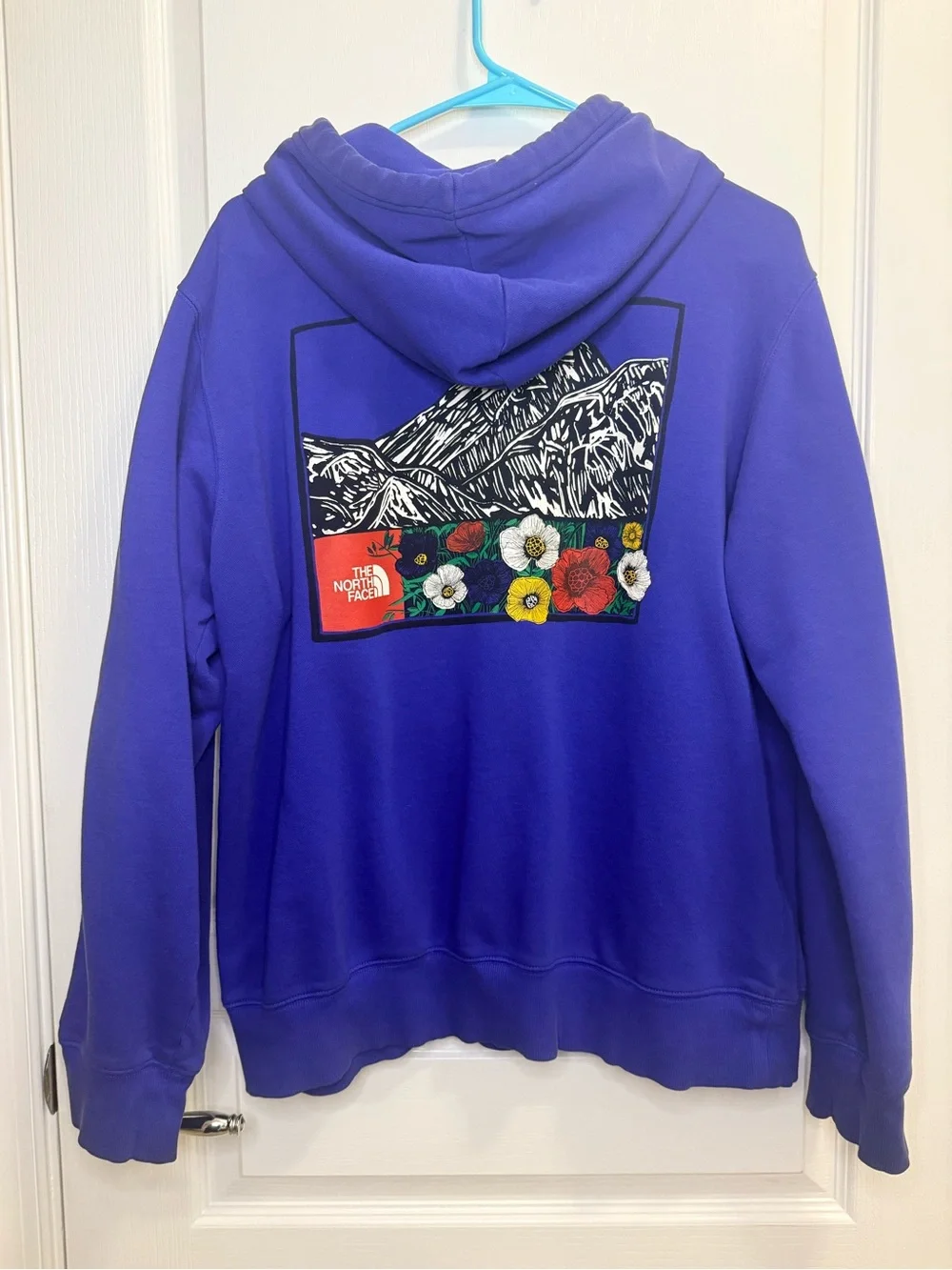 The North Face Men’s Hoodie - Blue/purple large